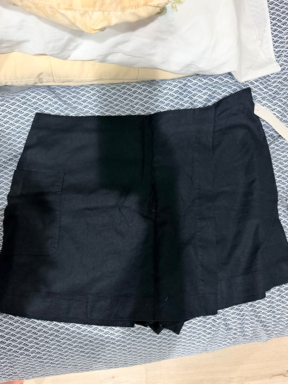 Uniqlo Linen Blend Wrap Skort